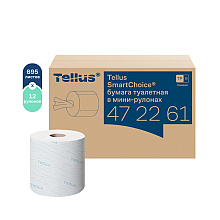 Бумага туалетная Tellus Комфорт TP9 SmartChoice, в мини-рулонах, 118,2 м, 2 слоя