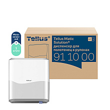 Диспенсер Tellus Matic, для полотенец в рулонах белый, HT1