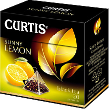 Чай "Curtis" Sunny Lemon, 20 пакетиков x1.7 г, черный