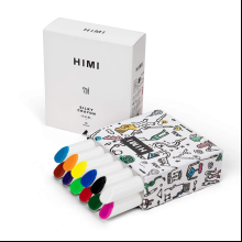Мелки восковые "Himi Miya Silky Crayon", 12 цветов, ассорти