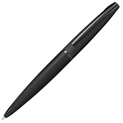 Ручка шариковая автоматическая "Cross ATX Brushed Black", 0.7 мм, черный, стерж. черный - 2