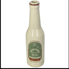 Ваза "Soda Bottle Palma Fine", фаянс, слоновая кость