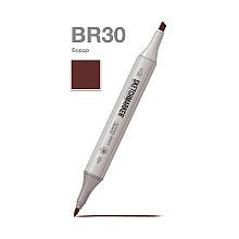 Маркер художественный "Brushmarker", двухсторонний, BR30 бордо