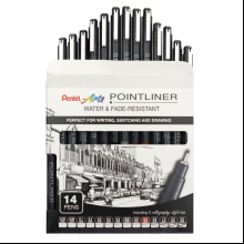 Набор ручек капиллярных "Pointliner", 14 шт, ассорти