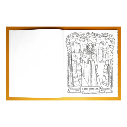 Раскраска на английском языке "Colouring Book. The Official Dune" - 5