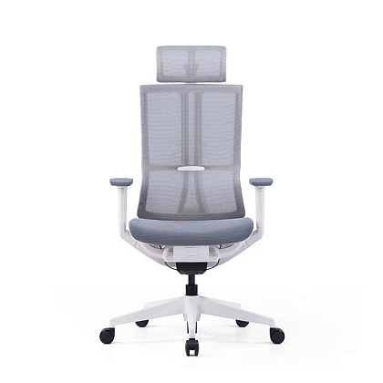 Кресло для руководителя SitZone E-303-001A-P1-WH сетка, серый, -30% - 2