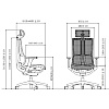 Кресло для руководителя SitZone E-303-001A-P1-WH сетка, серый - 6