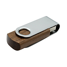USB Flash накопитель 2.0 16 Gb VDF-008 СС, пластик, металл, серебристый