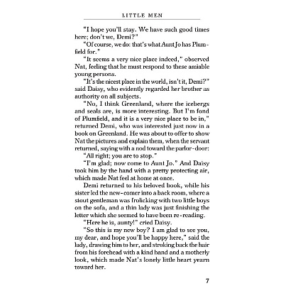 Книга на английском языке "Little Men", Луиза Олкотт - 6