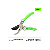 Секатор садовый цельнокованный Deli GS EDL580207, пружина, тефлон, 215 мм., черный, зеленый - 2