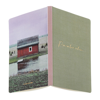 Блокнот Miquelrius "Remember Cottage", А5, 96 листов, нелинованный, зеленый - 4