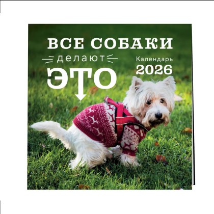 Календарь настенный перекидной "Все собаки делают это" на 2026 год - 3