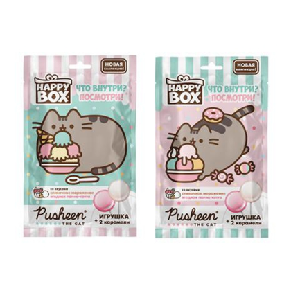 Карамель леденцовая "Pusheen. Хэппи Бокс", 20 гр, с игрушкой - 2