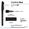 Ручка шариковая "CityWrite Black", 1.0 мм, черный, стерж. синий - 3