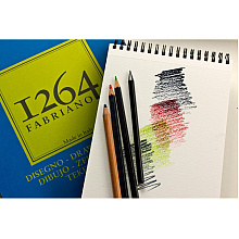 Блок-склейка бумаги для графики "Fabriano. 1264", 21х29,7 см, 200 г/м2, 50 листов