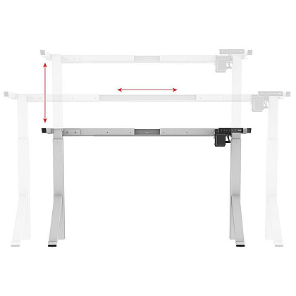 Стол подъемный Fit Focus Y- desire 1300*675*18 мм (каркас арт. 9065261 и столешница арт. 9072451) - 2