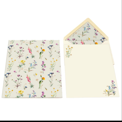 Набор бумаги почтовой Kartos "Wild Flowers Plico"