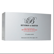 Чай "Betjeman Barton", 25 пакетиков х2 г, черный, Quatre Fruits Rouges