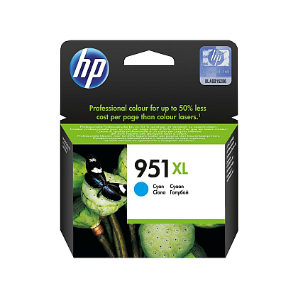 Струйный картридж увеличенной емкости HP "951XL", 1500, голубой