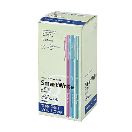 Ручка шариковая "SmartWrite. Zefir", 0.5 мм, ассорти, стерж. синий - 4