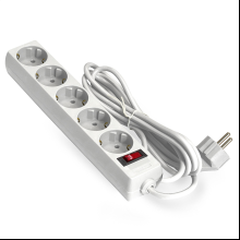 Сетевой фильтр ExeGate SP-5-7W, EX279180RUS, 5 розеток, 7 м, белый