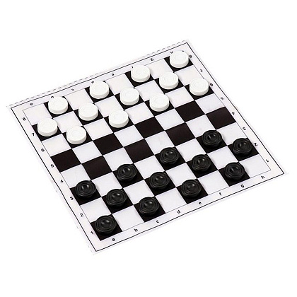 Игра настольная "Шашки", мягкое поле - 2