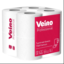 Бумага туалетная Veiro Professional Premium, 3 слоя, 8 рулонов