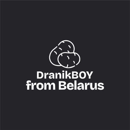 Футболка оверсайз «DranikBOY from Belarus» унисекс, черный, M-L - 2