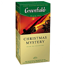 Чай "Greenfield" Christmas Mystery, 25 пакетиков x1.5 г, черный