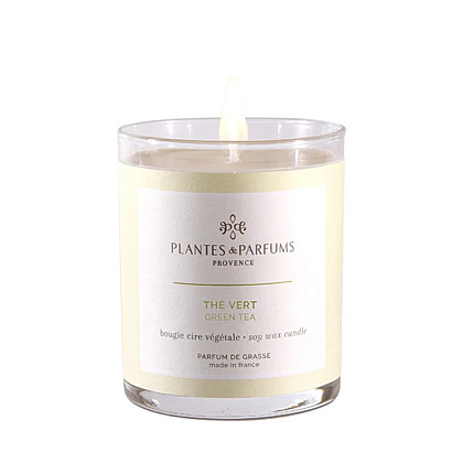 Свеча ароматическая PLANTS&PARFUMS "Green Tea", 180 гр. 