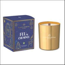 Свеча ароматическая PLANTES&PARFUMS "Chimney Fire", 180 гр