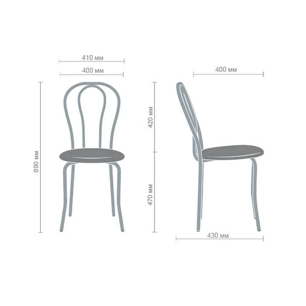 Стул SitUp TULIPAN Chrome - 4