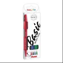 Маркер-кисть "Brush Sign pen. Basic", 4 шт