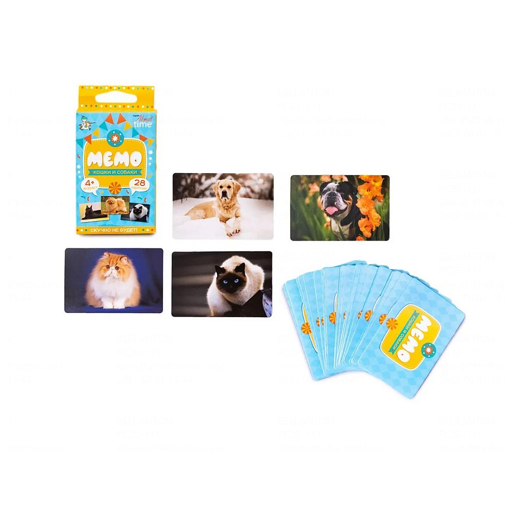 Игра настольная "МЕМО. Кошки и собаки" - 3