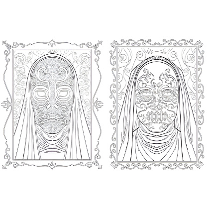 Раскраска "Colouring Book. Harry Potter: Slytherin House Pride", (английский язык) - 4