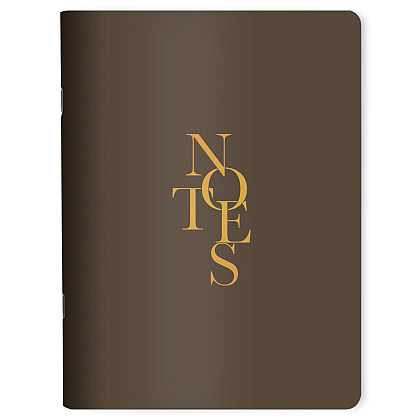 Тетрадь "Notes", А5, 48 листов, клетка, коричневый