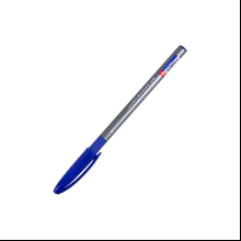 Ручка шариковая "Office Grip", 0.7 мм, серый, стерж. синий