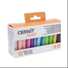 Полимерная глина Cernit "Pastel", 12 цветов, 25 г