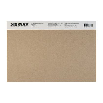 Блок бумаги для акварели "Sketchmarker", А4, 300 г/м2, 10 листов, мелкозернистая - 4