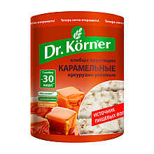 Хлебцы "Dr.Korner" со вкусом карамели, 90 г