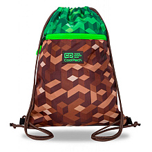 Мешок для обуви CoolPack "City jungle", зеленый, коричневый