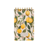 Блокнот "Flora. Paradise. Lemons", В6, 100 листов, линейка, спираль сверху, белый, желтый - 2