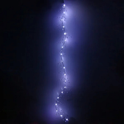 Гирлянда LED "Сверкающие хрусталики", 1,5 м, белый - 6