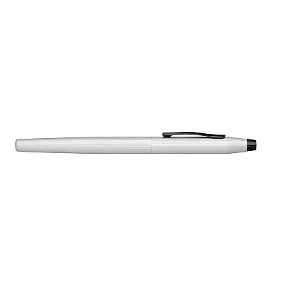 Ручка перьевая "Cross Classic Century Brushed Chrome", M, серебристый, черный, патрон черный - 3