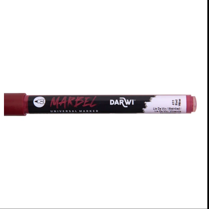 Маркер акриловый "Darwi.Marbel" 411, винный - 2