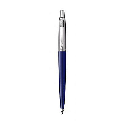 Ручка шариковая автоматическая "Parker Jotter Royal Blue CT", 1.0 мм, синий, серебристый, стерж. синий - 2