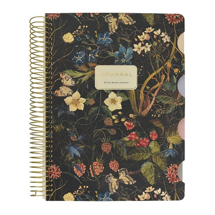 Книга записная "Flora. Лесные ягоды", В5, 120 листов, клетка, линейка, точка, черный - 2