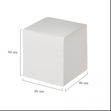 Бумага для заметок "Attache Economy", 90x90x90 мм, белый