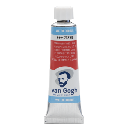 Краски акварельные "Van Gogh", 370 красная светлая прочная, 10 мл, туба