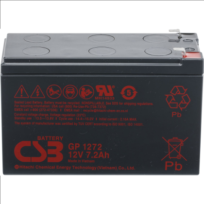 Аккумуляторная батарея CSB GP 1272 F2, 12 В, 7.2 Ач - 2